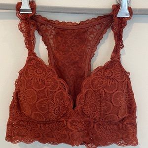 Aerie Lace Padded Bralette - Size Small
